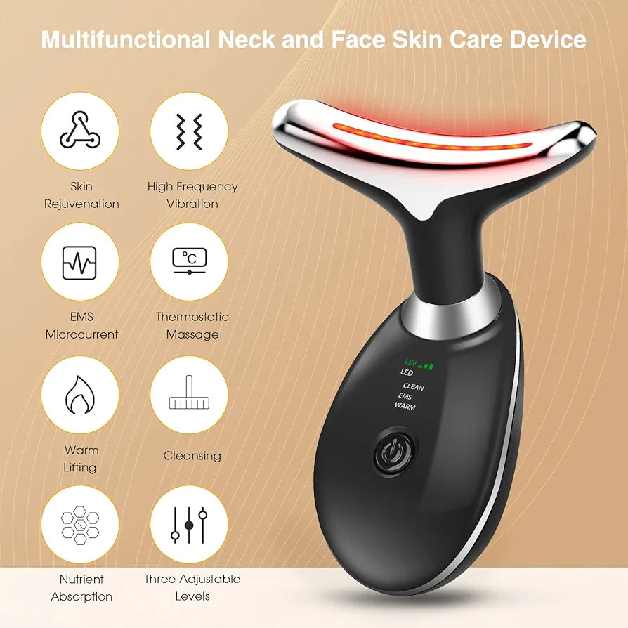 ✨ LED Light Therapy Face Mask – Anti-Aging & Acne Treatment