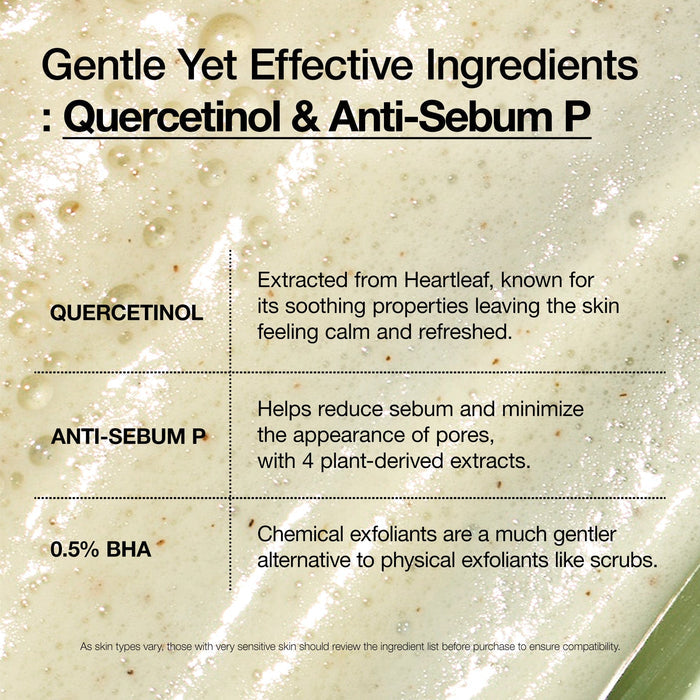 ANUA Heartleaf Quercetinol Pore Deep Cleansing Foam, Facial Cleanser, for Double Cleansing, BHA 150ml
