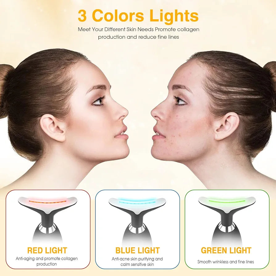 ✨ LED Light Therapy Face Mask – Anti-Aging & Acne Treatment