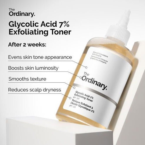 THE ORDINARY GLYCOLIC ACID 7% EXFOLIATING TONER FOR EVERY SKIN TYPE