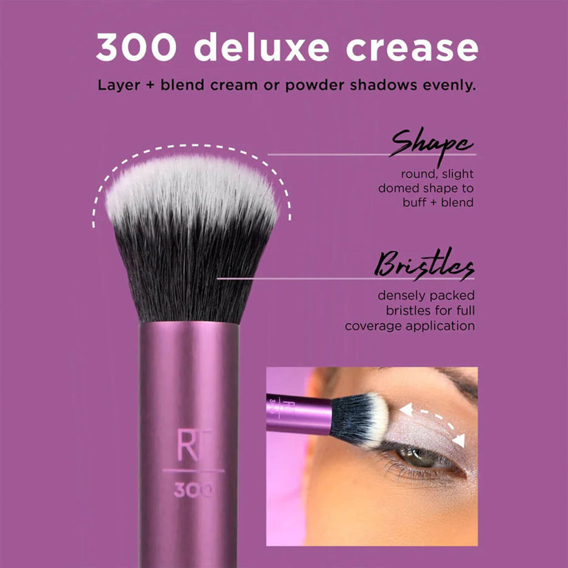 PROFESSIONAL Real Techniques Everyday Essentials Makeup Brush Set with Sponge - 6 Pcs set