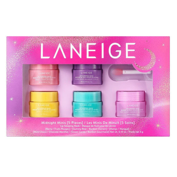 LANEIGE Midnight Minis Lip Set (Pack of 5)