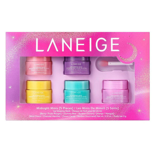 LANEIGE Midnight Minis Lip Set (Pack of 5)