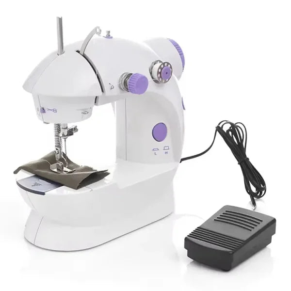 4-in-1 Semi-Automatic Portable Sewing Machine for Home/DIY