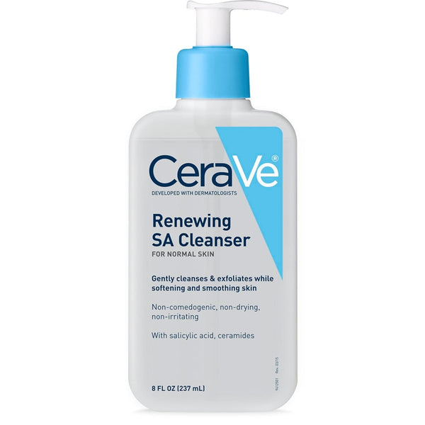 CeraVe SA Cleanser | Salicylic Acid Cleanser with Hyaluronic Acid