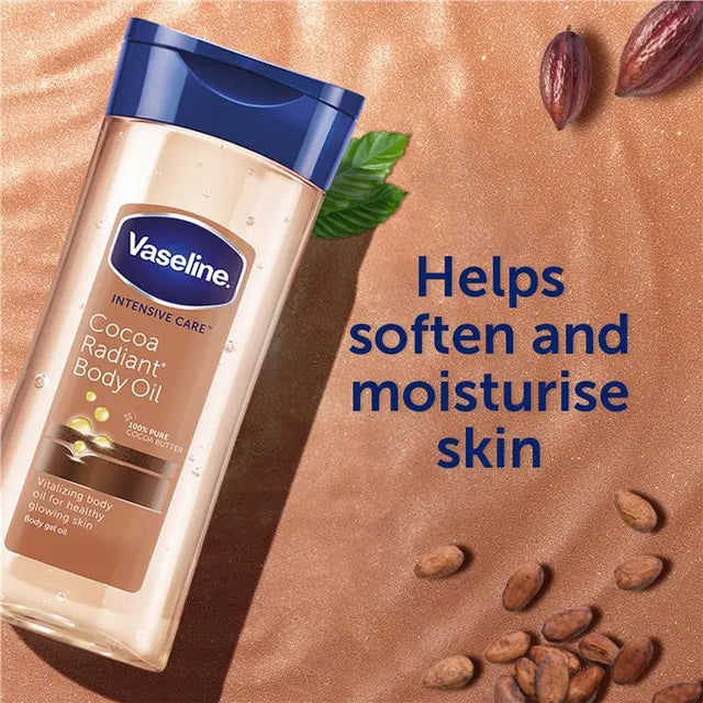 Vaseline Body Oil Cocoa Radiant 200ml ( Thailand only)