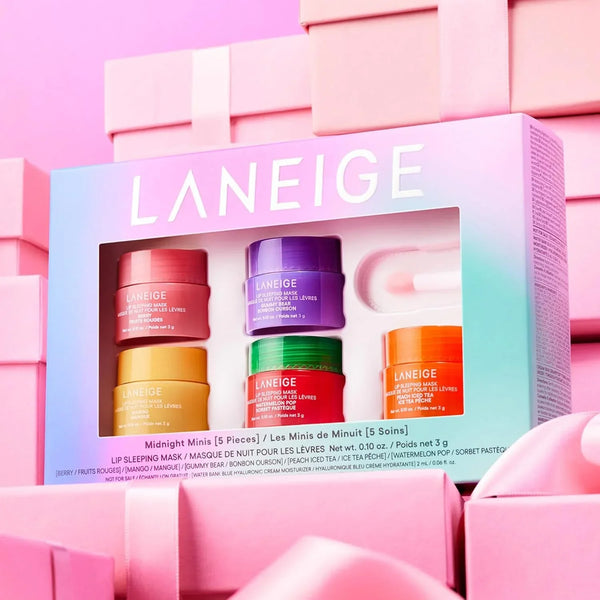 LANEIGE Midnight Minis Lip Set (Pack of 5)
