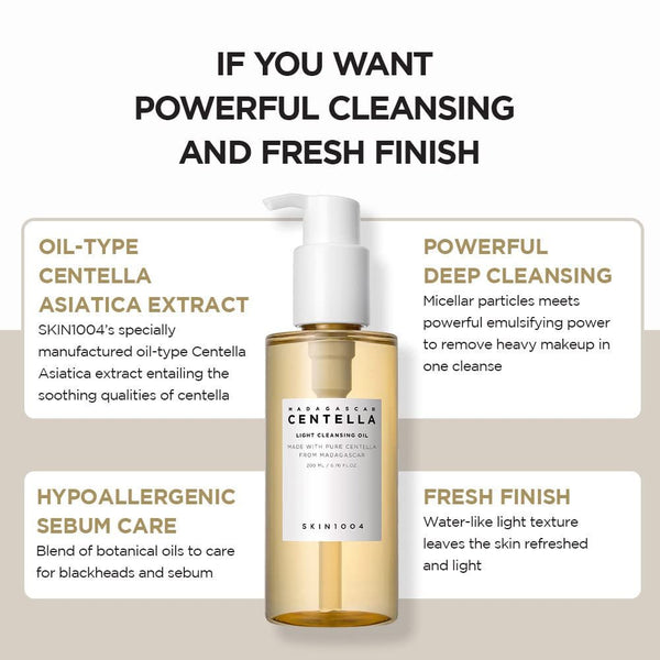 SKIN1004 - Madagascar Centella Light Cleansing Oil 200ml