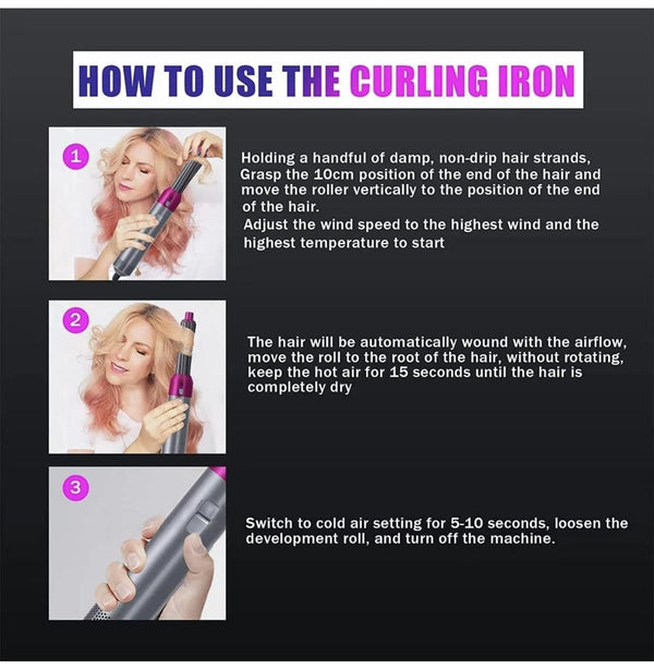 5-in-1 Hair Styler The Ultimate All-in-One Tool for Perfect Hair Styling