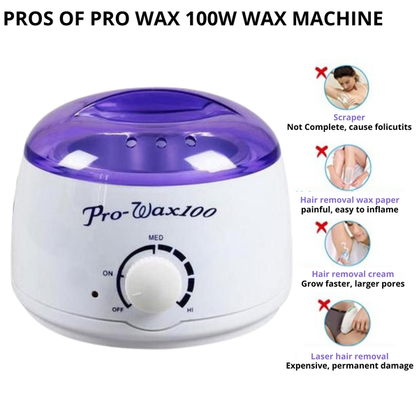 Pro Wax Machine 100 Professional Wax Heater And Warmer (With wax beans)