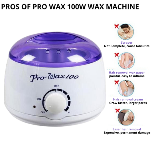 Pro Wax Machine 100 Professional Wax Heater And Warmer (With wax beans)