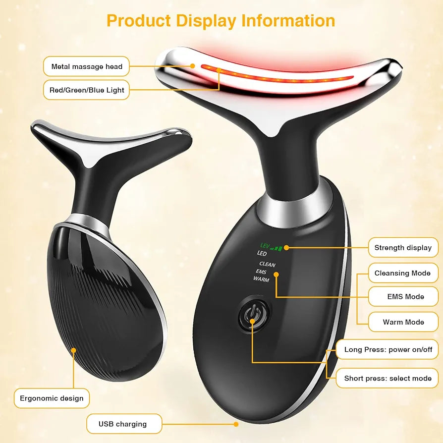 ✨ LED Light Therapy Face Mask – Anti-Aging & Acne Treatment