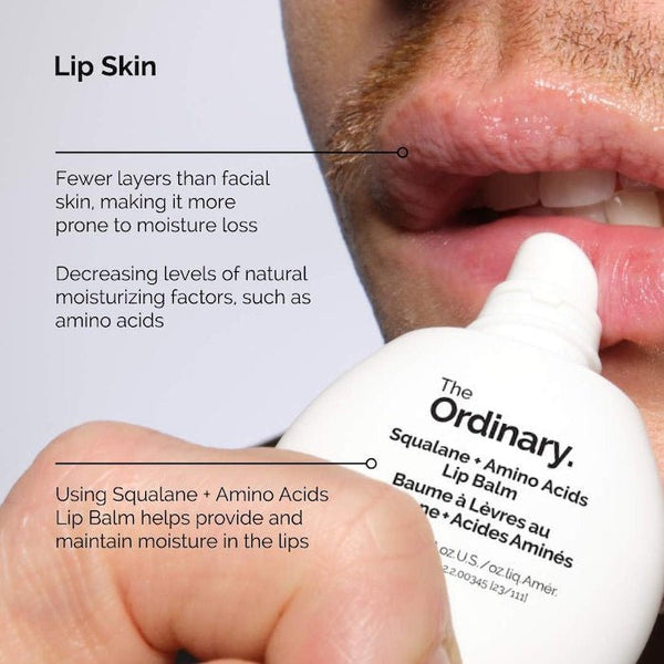 The Ordinary Squalane and Amino Acids Lip Balm 15ml