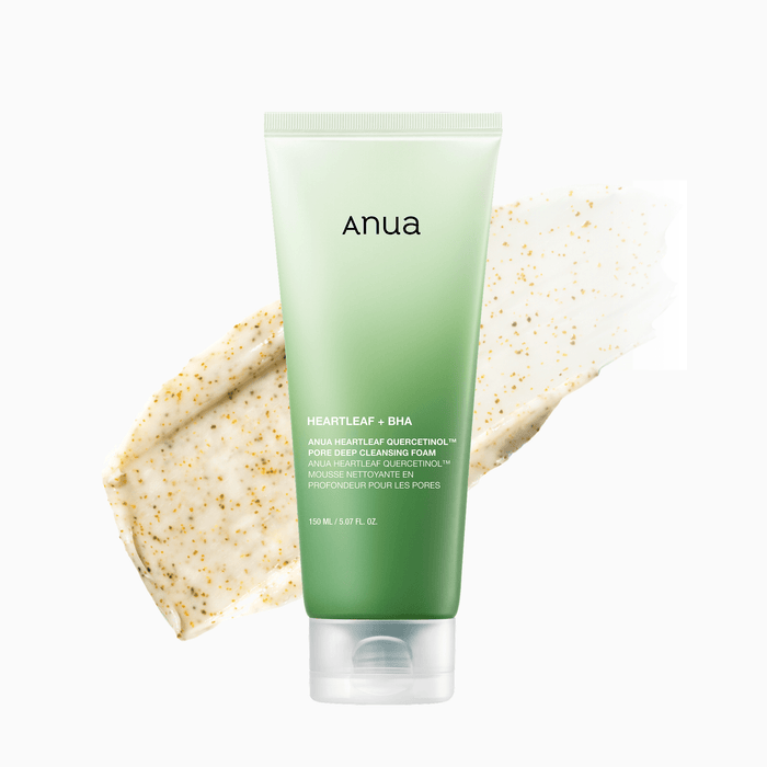 ANUA Heartleaf Quercetinol Pore Deep Cleansing Foam, Facial Cleanser, for Double Cleansing, BHA 150ml