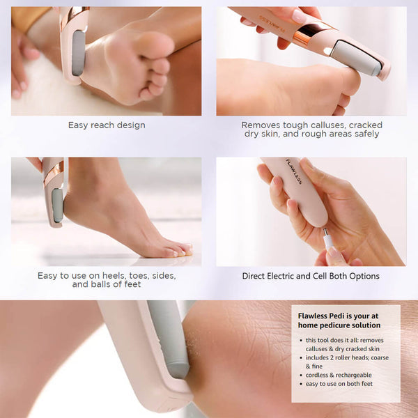 Flawless Finishing Touch Pedi Rechargeable Tool File